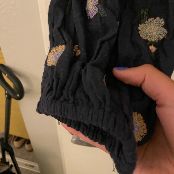 Free People Saachi Smoked off the shoulder top - Picture 4 of 6